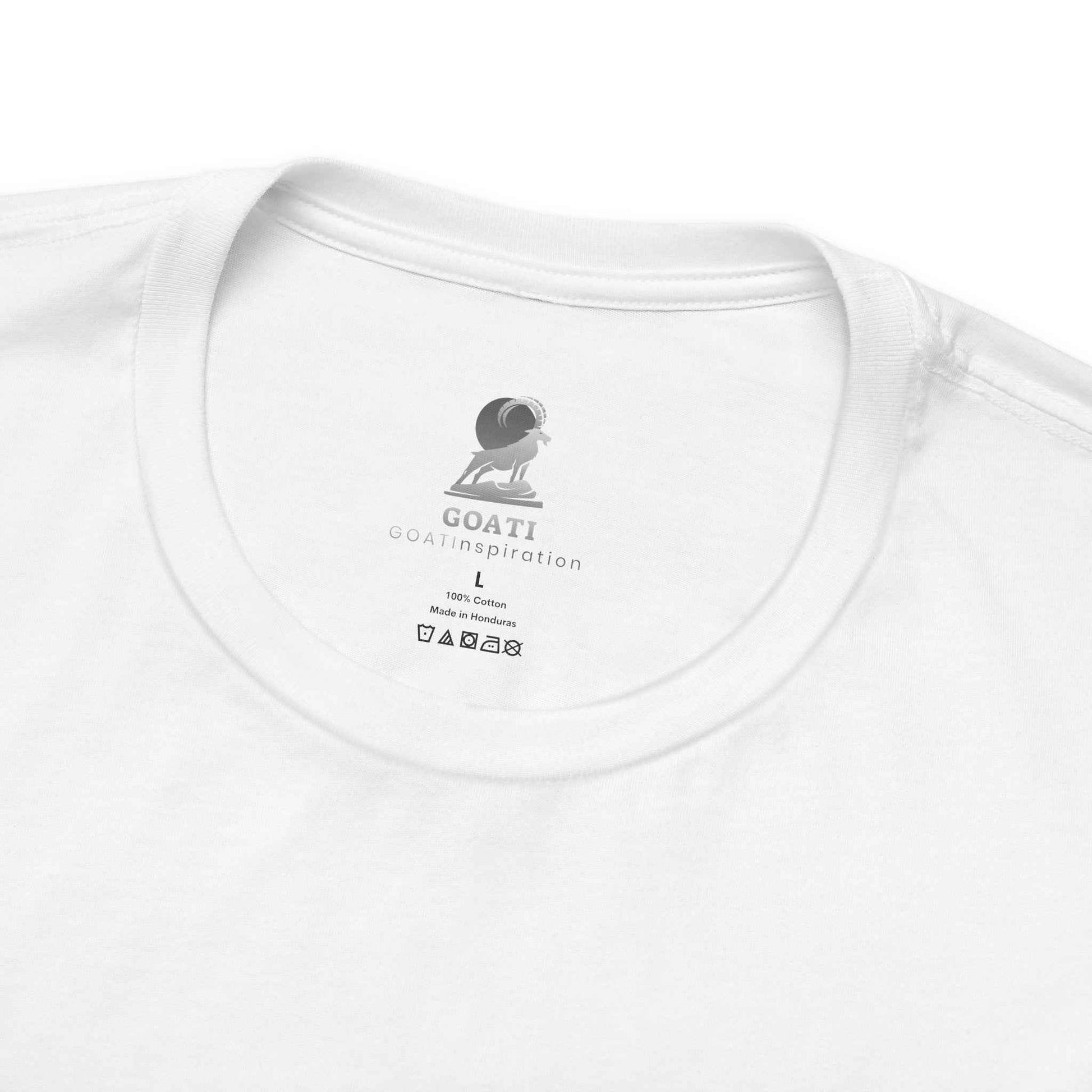 GOATI Unisex Premium Motivational T-shirt | "Impossible is Not a Fact. It’s an Opinion" Airlume Cotton Tee | Soft & Comfortable