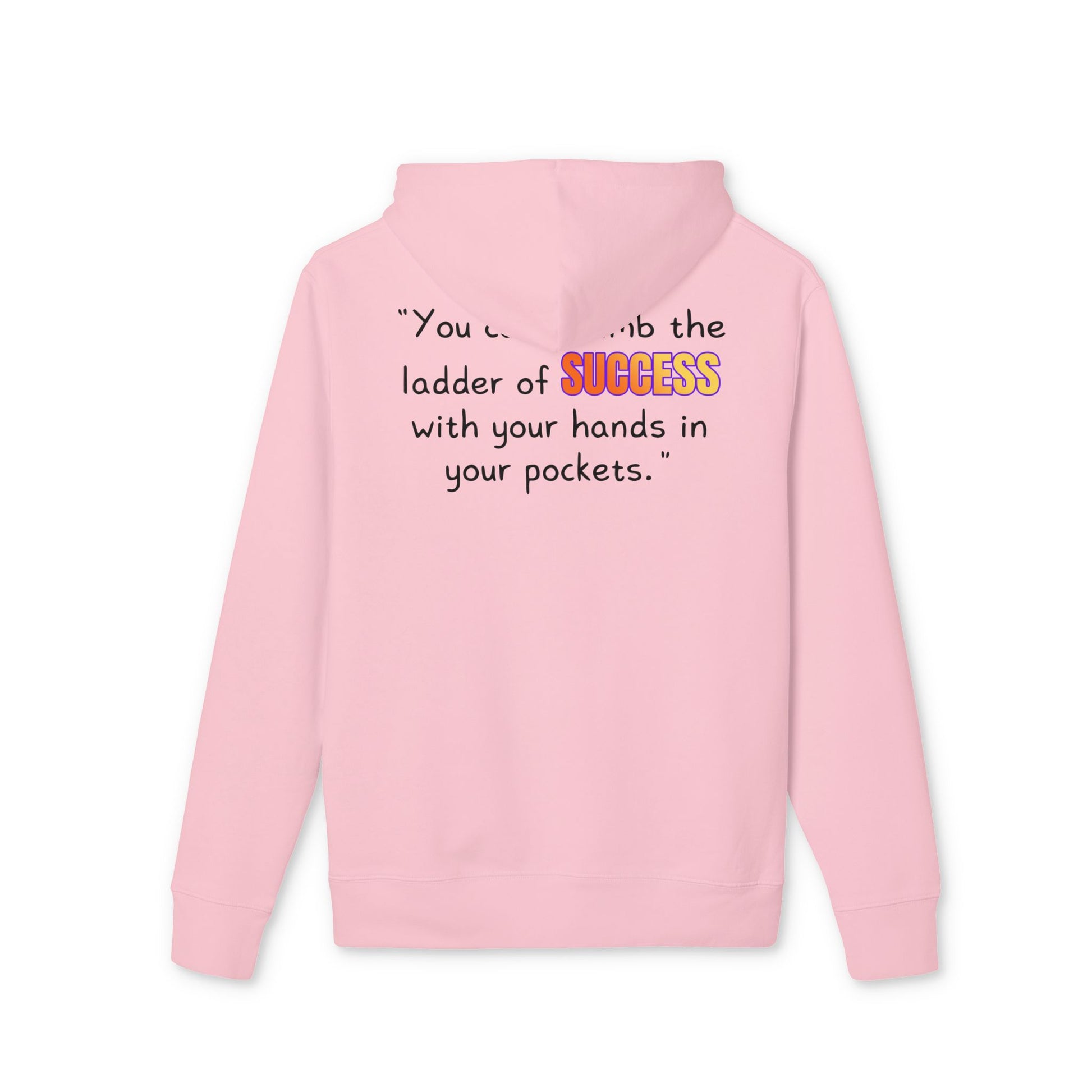 GOATI Unisex Premium Hoodie – 100% Organic Cotton, Heavyweight Fleece | “You Can’t Climb the Ladder of Success” Motivational Hoodie - GOATI