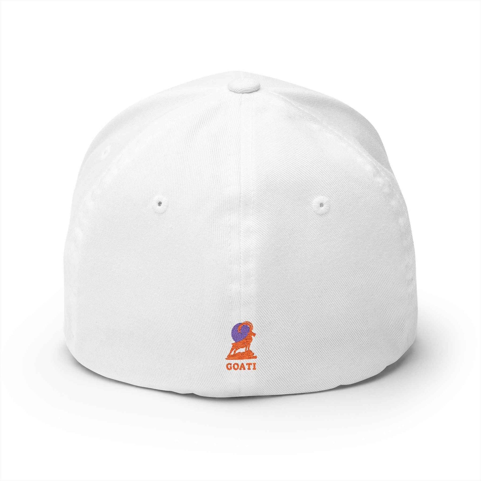 GOATI Vibrant Embroidered, Stretchable, Flex-Fitted Cap | Bold Style, Relentless Mindset