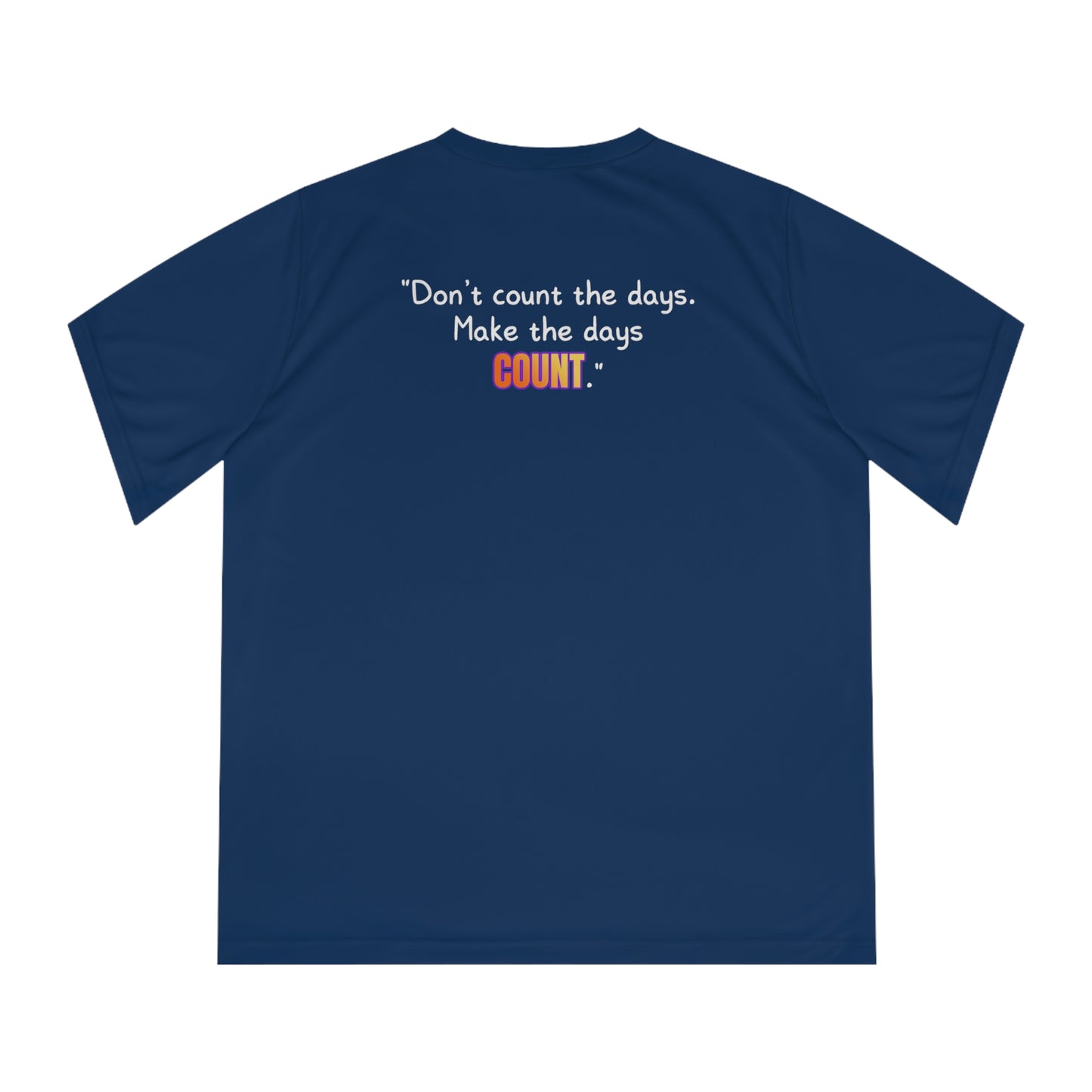 GOATI Women's Performance V-Neck T-Shirt | Moisture-Wicking & Breathable Tee | "Don’t Count the Days. Make the Days Count" - GOATI