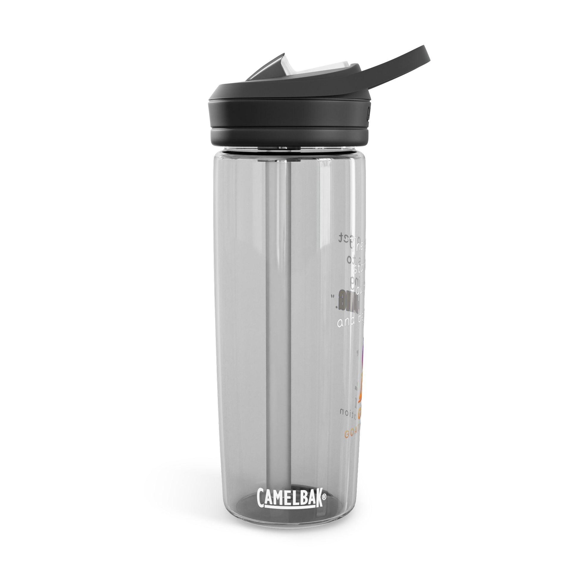 GOATI CamelBak Eddy® Water Bottle | “Quit Talking and Begin Doing”  Motivational 20oz/25oz Hydration Bottle - GOATI