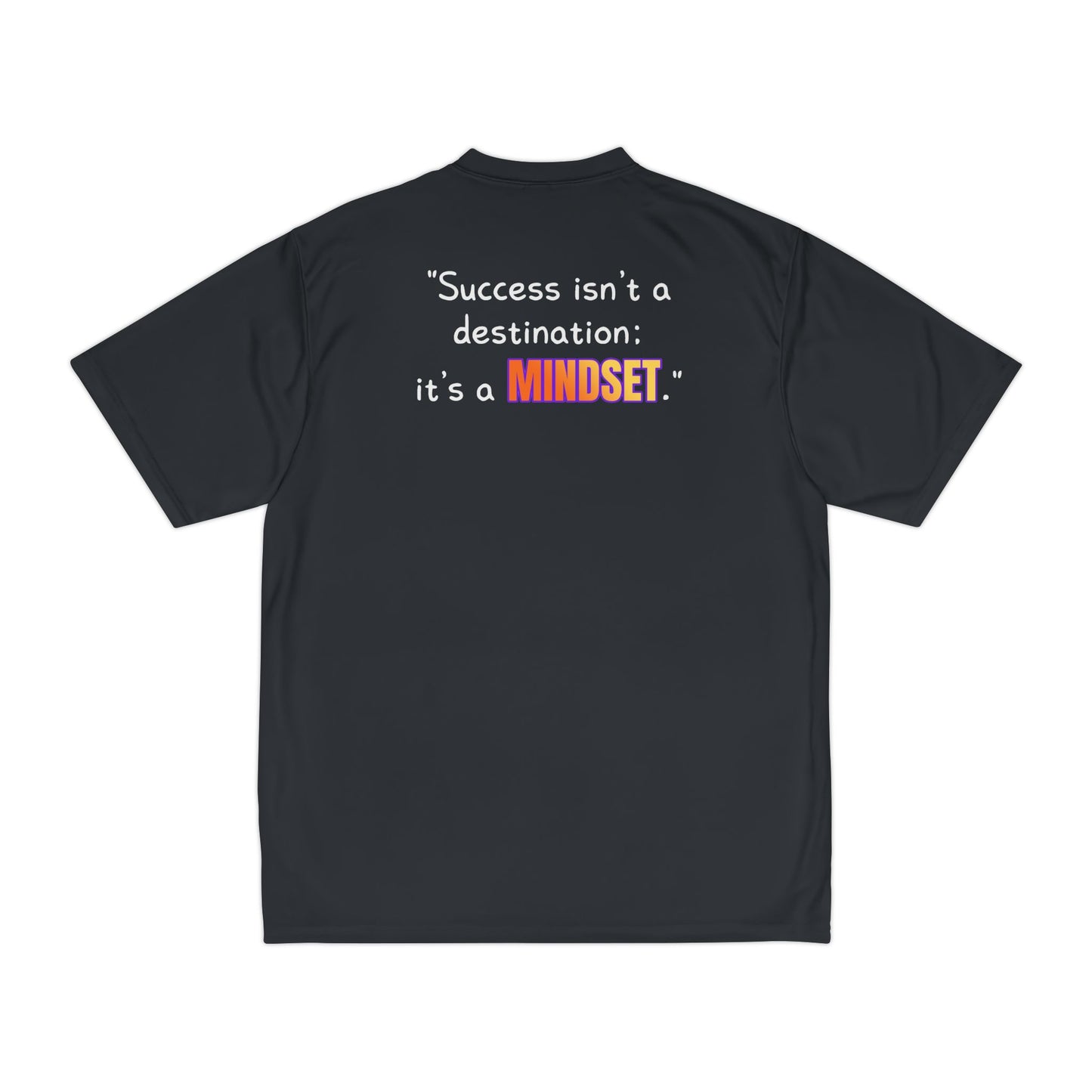 GOATI Men's Performance T-Shirt | Moisture-Wicking & Breathable Tee | "Success Isn’t a Destination; It’s a Mindset"
