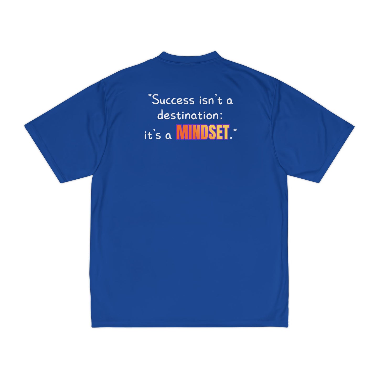 GOATI Men's Performance T-Shirt | Moisture-Wicking & Breathable Tee | "Success Isn’t a Destination; It’s a Mindset"