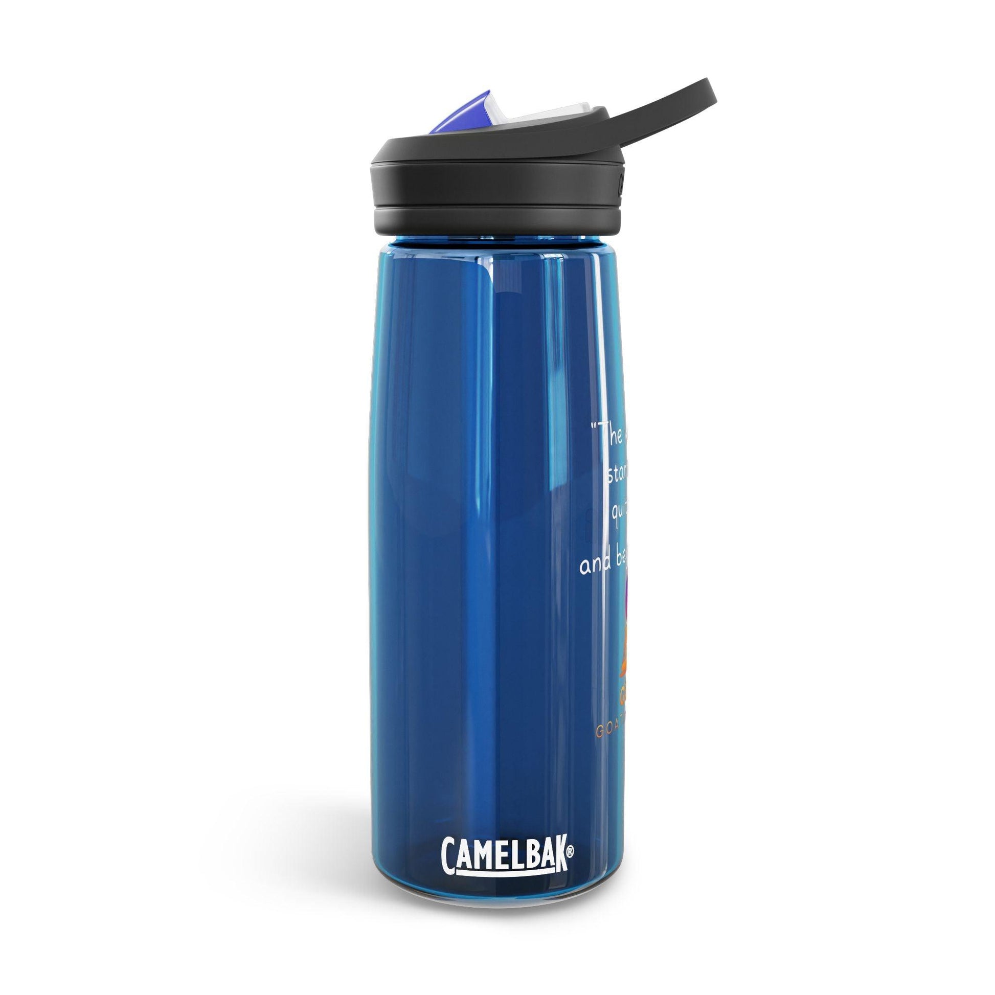 GOATI CamelBak Eddy® Water Bottle | “Quit Talking and Begin Doing”  Motivational 20oz/25oz Hydration Bottle - GOATI