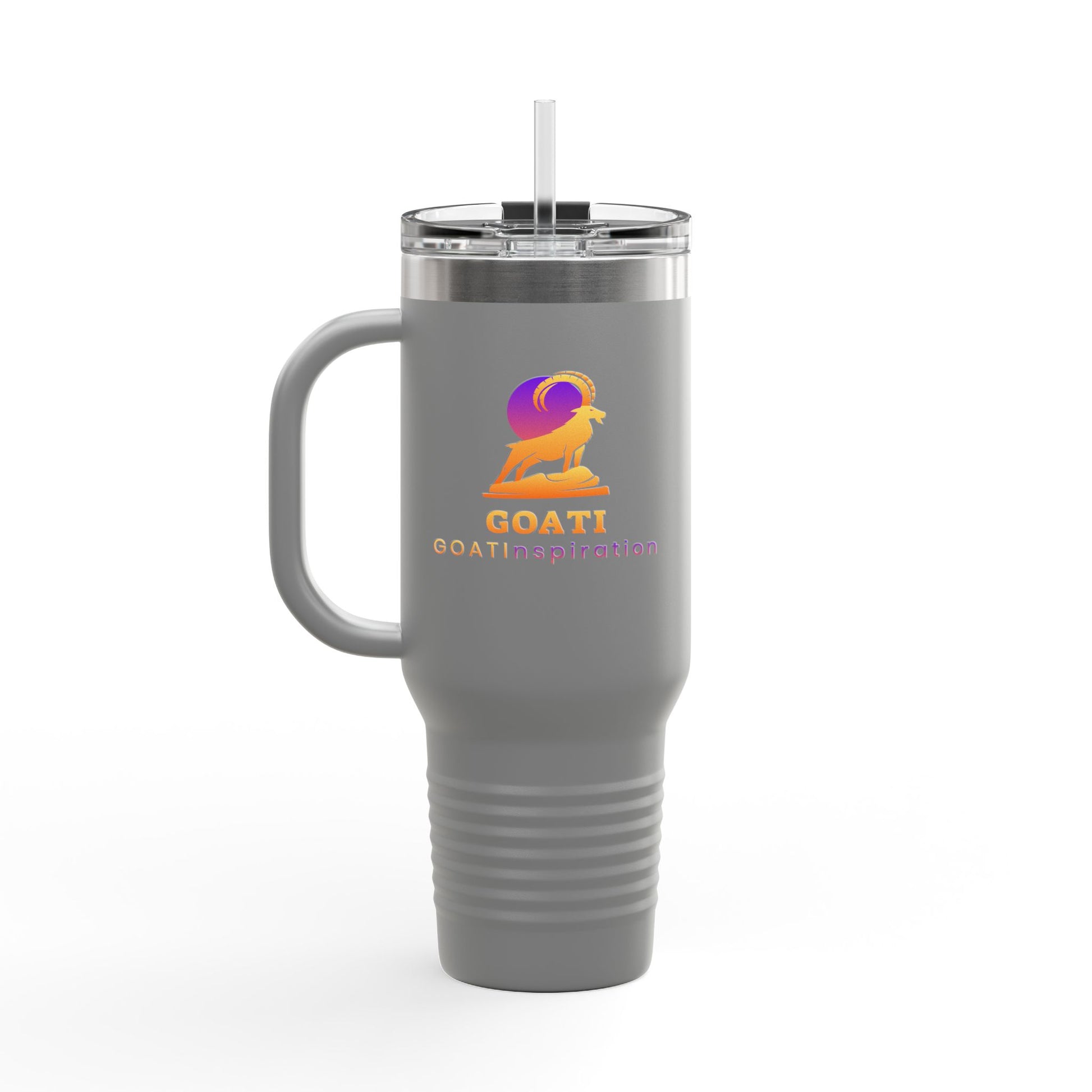 GOATI 40oz Insulated Travel Mug | "Luck Is What Happens When Preparation Meets Opportunity" Motivational Quote - GOATI