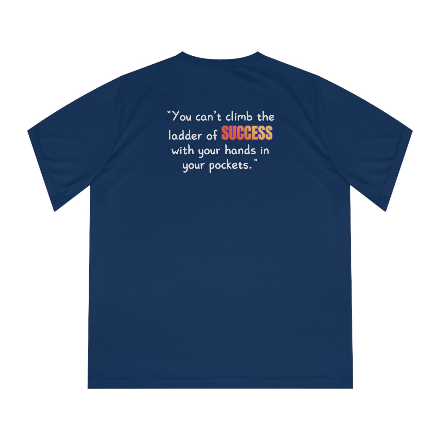 GOATI Women's Performance V-Neck T-Shirt | Moisture-Wicking & Breathable Tee | "You Can’t Climb the Ladder of Success" - GOATI