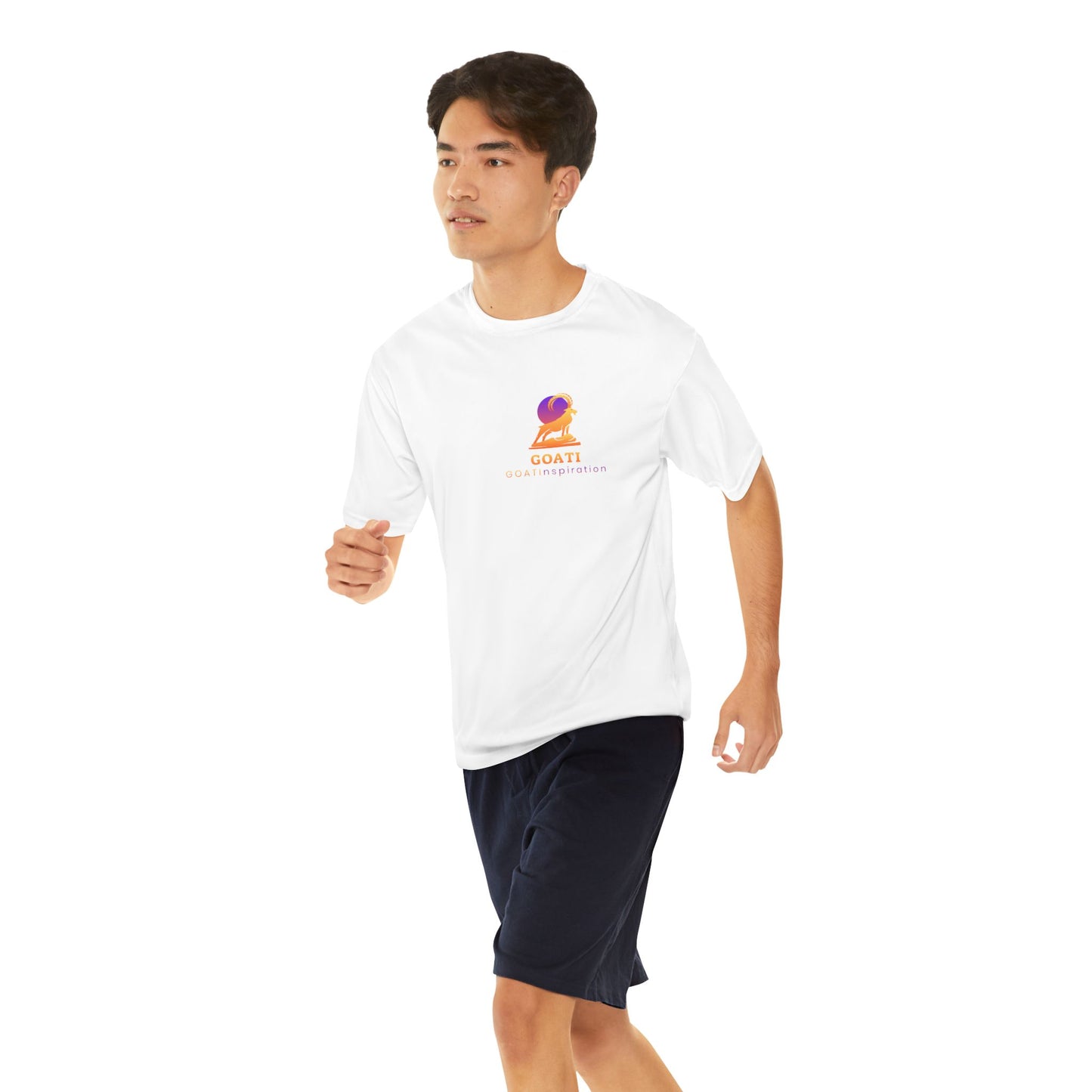 GOATI Men's Performance T-Shirt | Moisture-Wicking & Breathable Tee | "If You Can Dream It, You Can Do It"