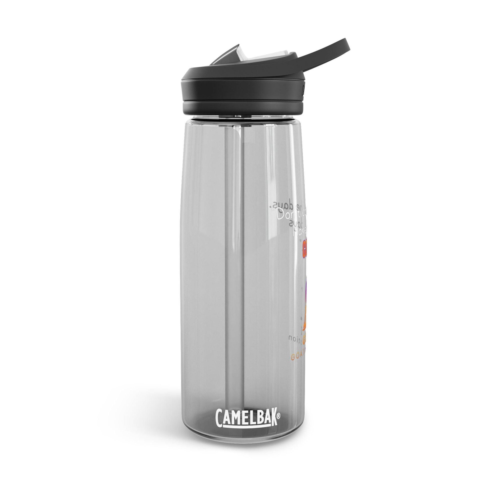 GOATI CamelBak Eddy® Water Bottle | “Don’t Count the Days. Make the Days Count”  Motivational 20oz/25oz Hydration Bottle - GOATI