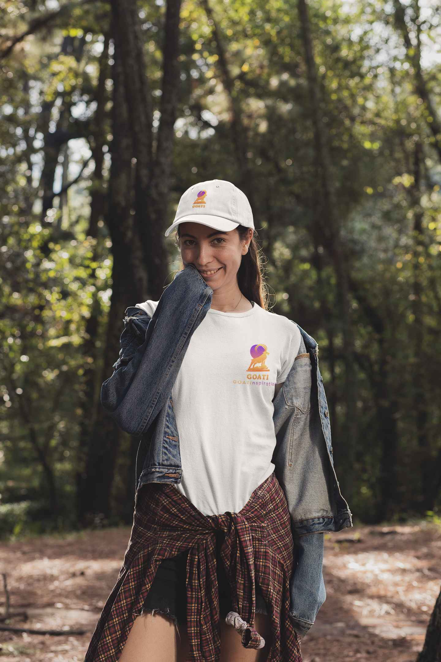 GOATI Vibrant Embroidered, Classic Adjustable Cap | Wear Your Confidence, Own Your Power