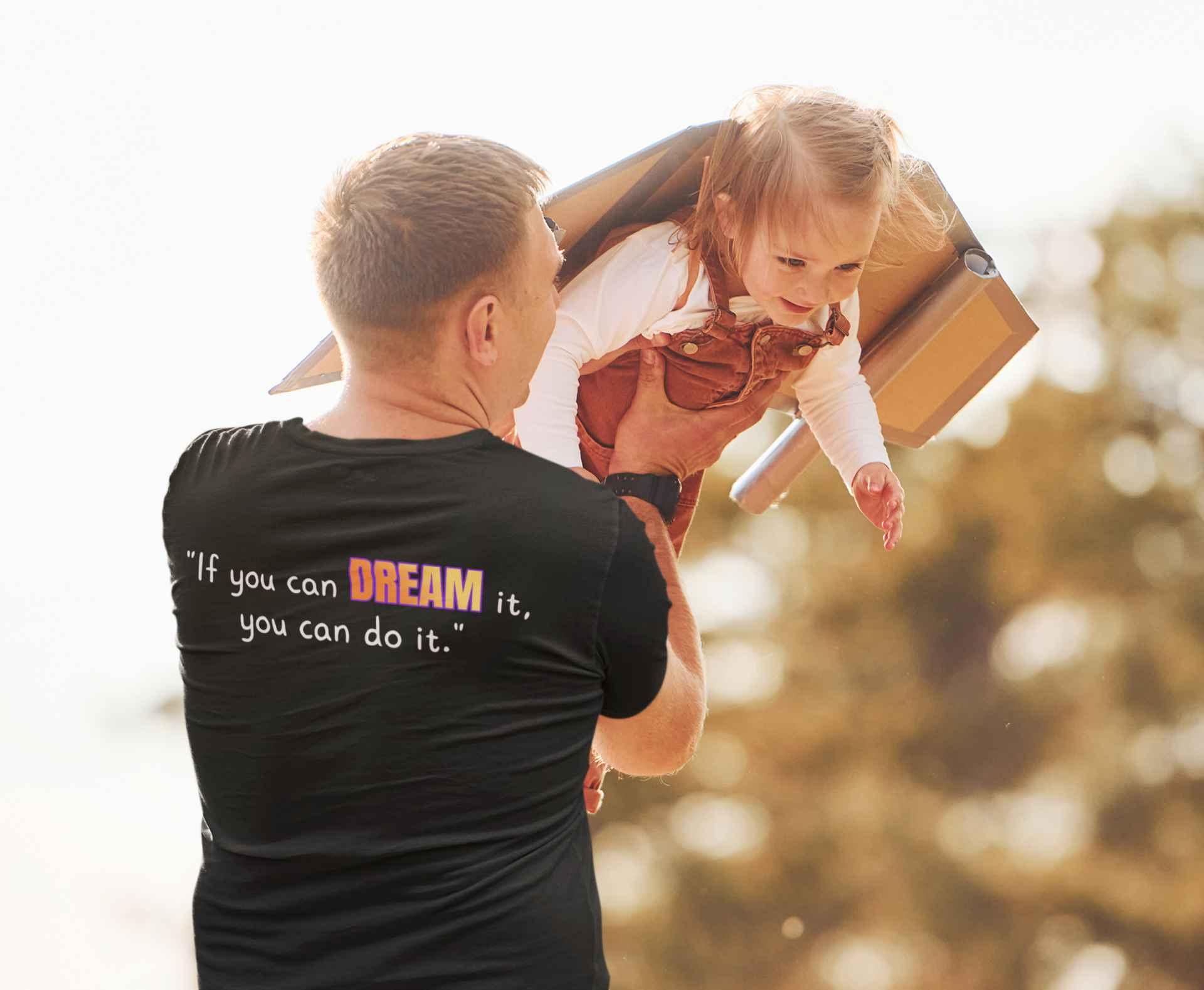 GOATI Unisex Premium Motivational T-shirt | "If You Can Dream It, You Can Do It" Airlume Cotton Tee | Soft & Comfortable