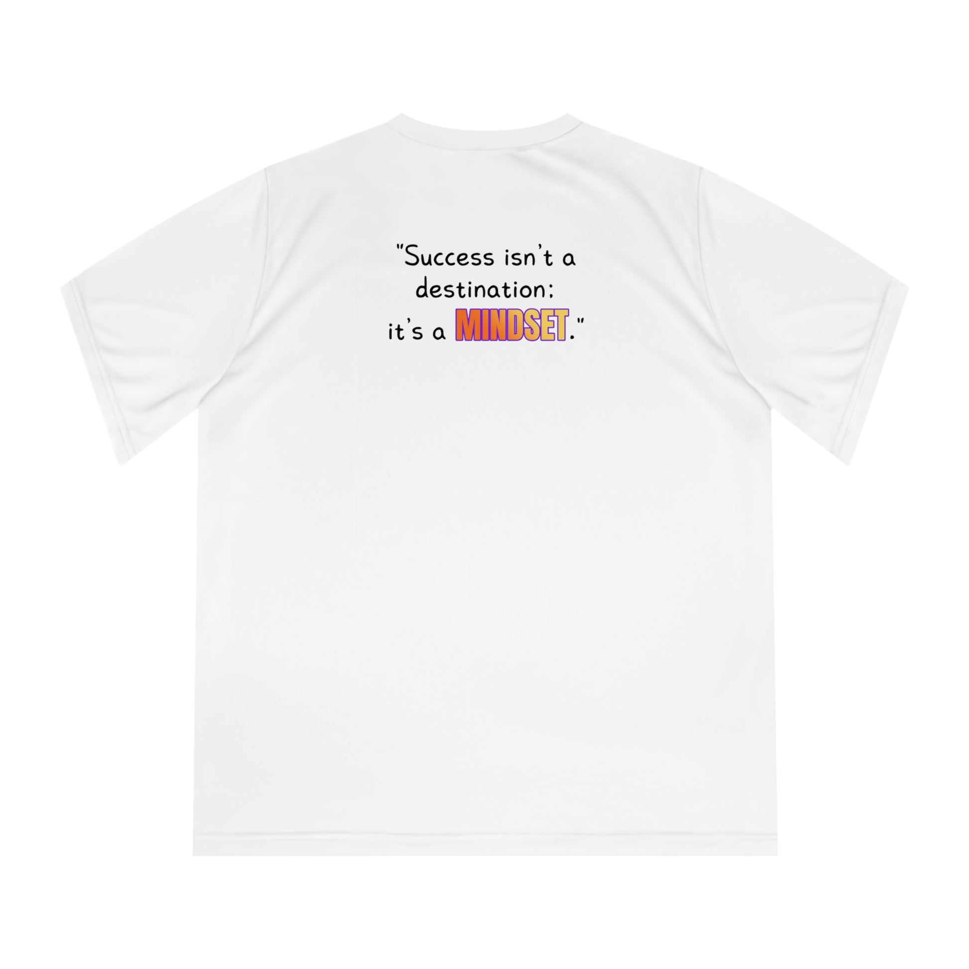 GOATI Women's Performance V-Neck T-Shirt | Moisture-Wicking & Breathable Tee | "Success Isn’t a Destination; It’s a Mindset" - GOATI