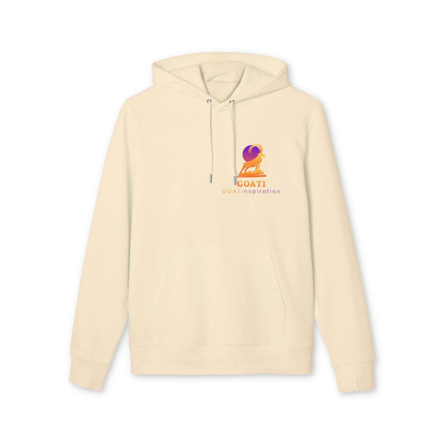 GOATI Unisex Premium Hoodie – 100% Organic Cotton, Heavyweight Fleece | “It Always Seems Impossible Until It’s Done.” Motivational Hoodie - GOATI