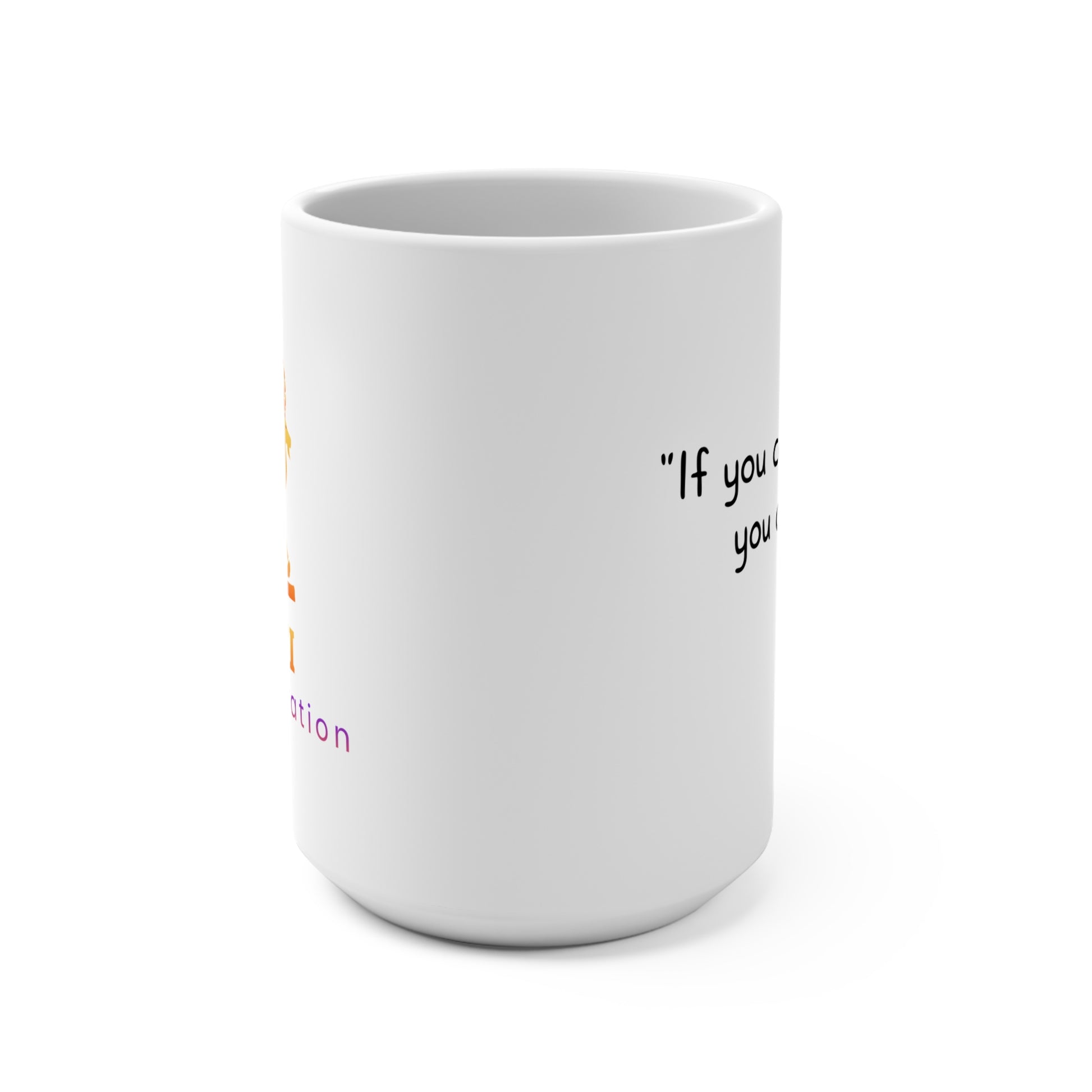 GOATI White Ceramic Mug – 15oz | "If You Can Dream It, You Can Do It" Motivational Coffee Mug - GOATI