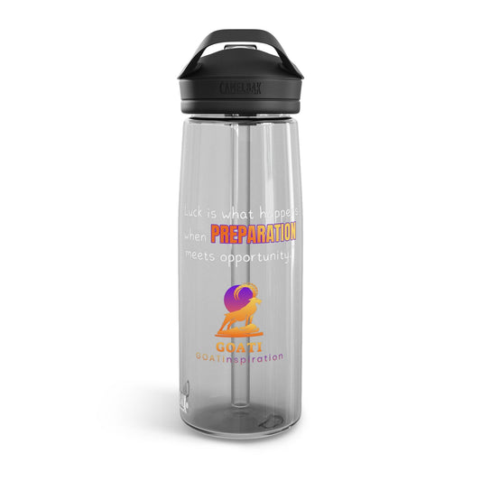 GOATI CamelBak Eddy® Water Bottle | “When Preparation Meets Opportunity”  Motivational 20oz/25oz Hydration Bottle - GOATI