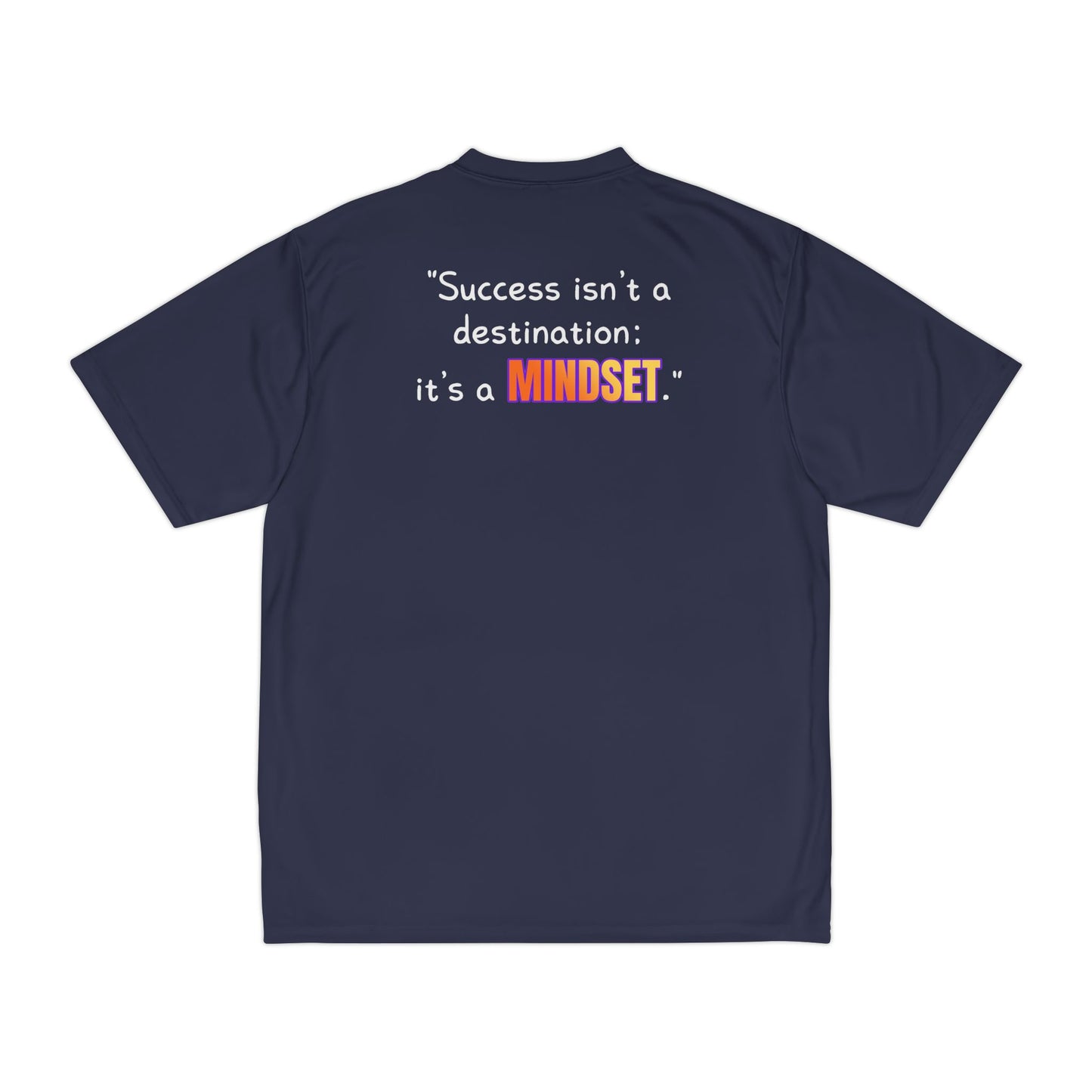 GOATI Men's Performance T-Shirt | Moisture-Wicking & Breathable Tee | "Success Isn’t a Destination; It’s a Mindset"