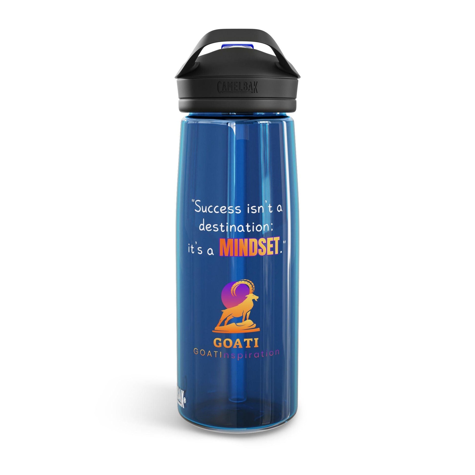 GOATI CamelBak Eddy® Water Bottle | “Success Isn’t a Destination; It’s a Mindset”  Motivational 20oz/25oz Hydration Bottle - GOATI