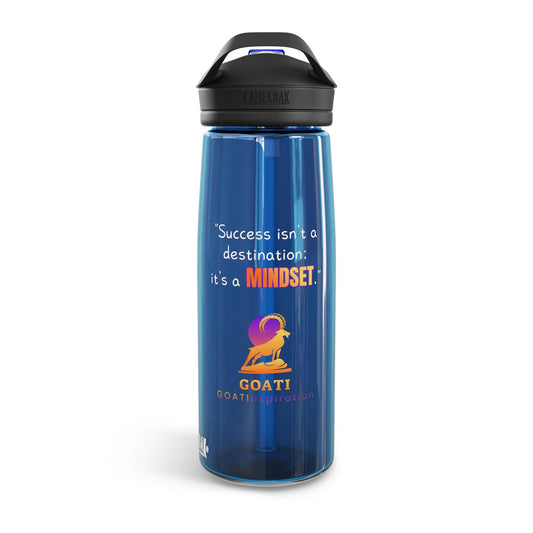 GOATI CamelBak Eddy® Water Bottle | “Success Isn’t a Destination; It’s a Mindset”  Motivational 20oz/25oz Hydration Bottle - GOATI
