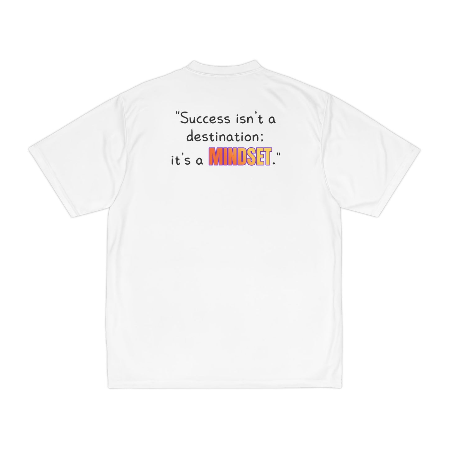 GOATI Men's Performance T-Shirt | Moisture-Wicking & Breathable Tee | "Success Isn’t a Destination; It’s a Mindset"