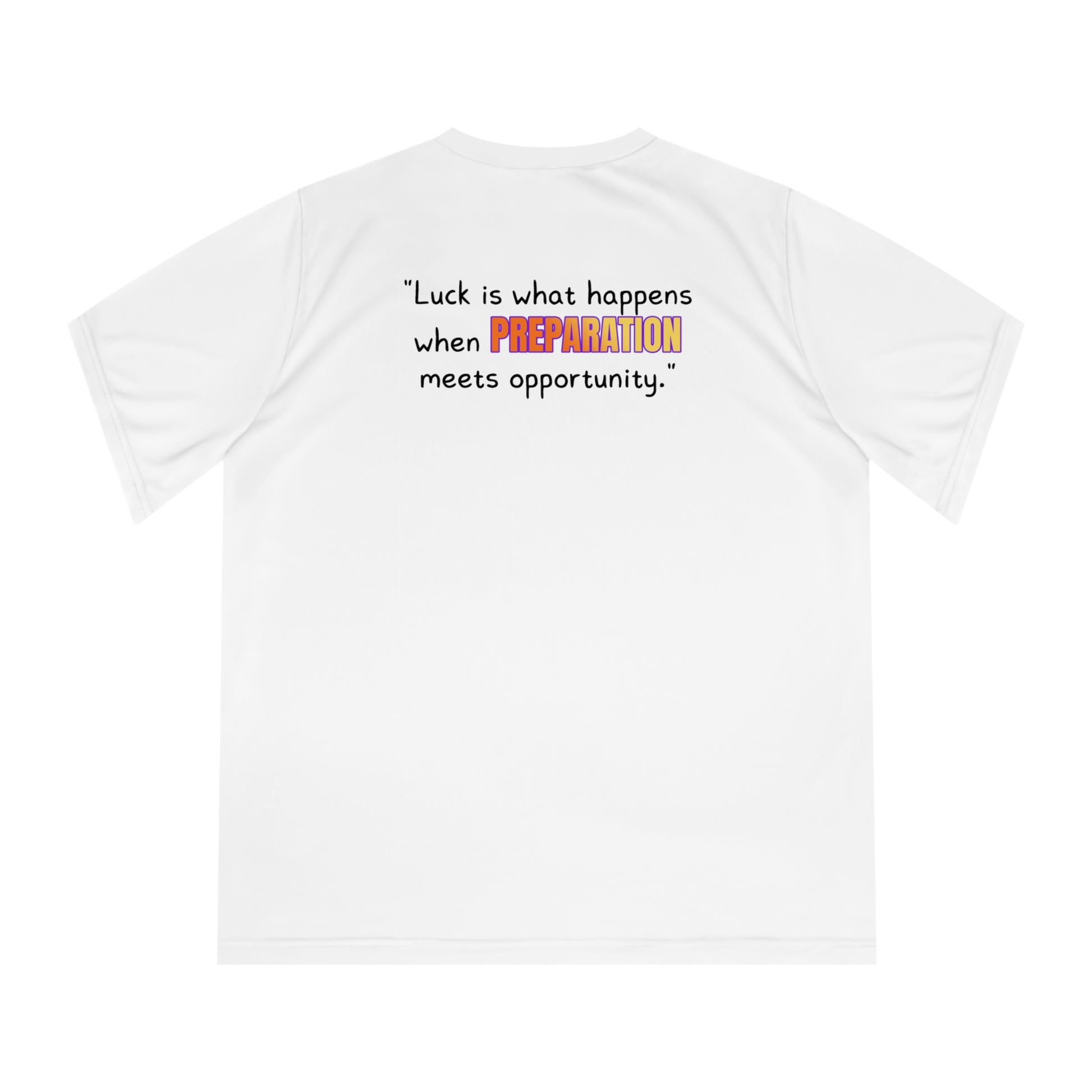 GOATI Women's Performance V-Neck T-Shirt | Moisture-Wicking & Breathable Tee | "When Preparation Meets Opportunity" - GOATI