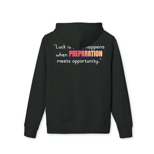 GOATI Unisex Premium Hoodie – 100% Organic Cotton, Heavyweight Fleece | “When Preparation Meets Opportunity” Motivational Hoodie - GOATI