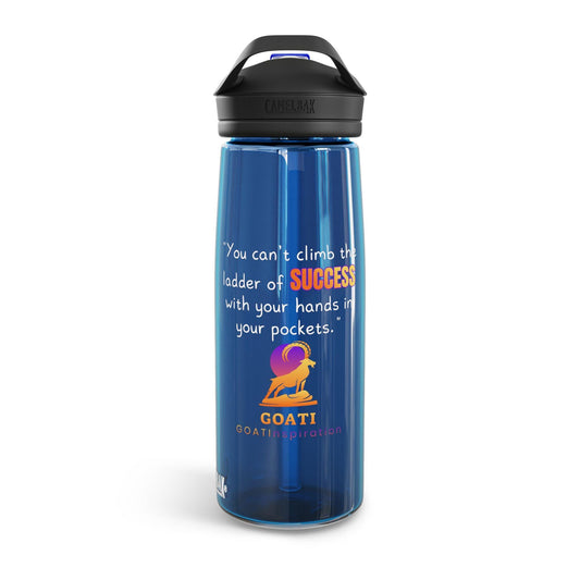 GOATI CamelBak Eddy® Water Bottle | “You Can’t Climb the Ladder of Success”  Motivational 20oz/25oz Hydration Bottle - GOATI
