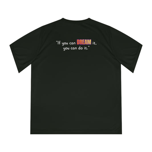 GOATI Women's Performance V-Neck T-Shirt | Moisture-Wicking & Breathable Tee | "If You Can Dream It, You Can Do It" - GOATI