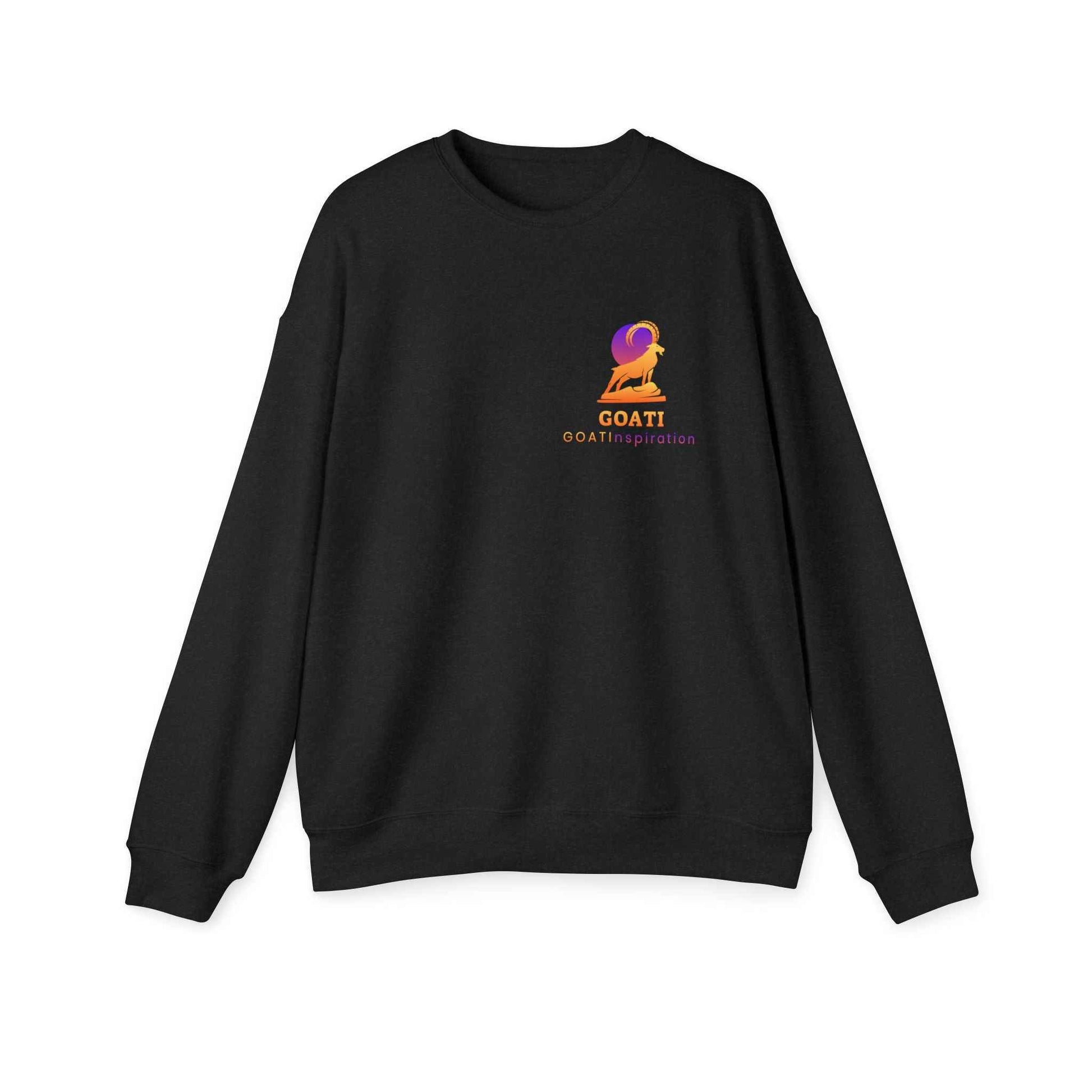 GOATI Unisex Premium Sweatshirt | "When Preparation Meets Opportunity" Motivational Cotton-Polyester Blend Sweatshirt for Comfort