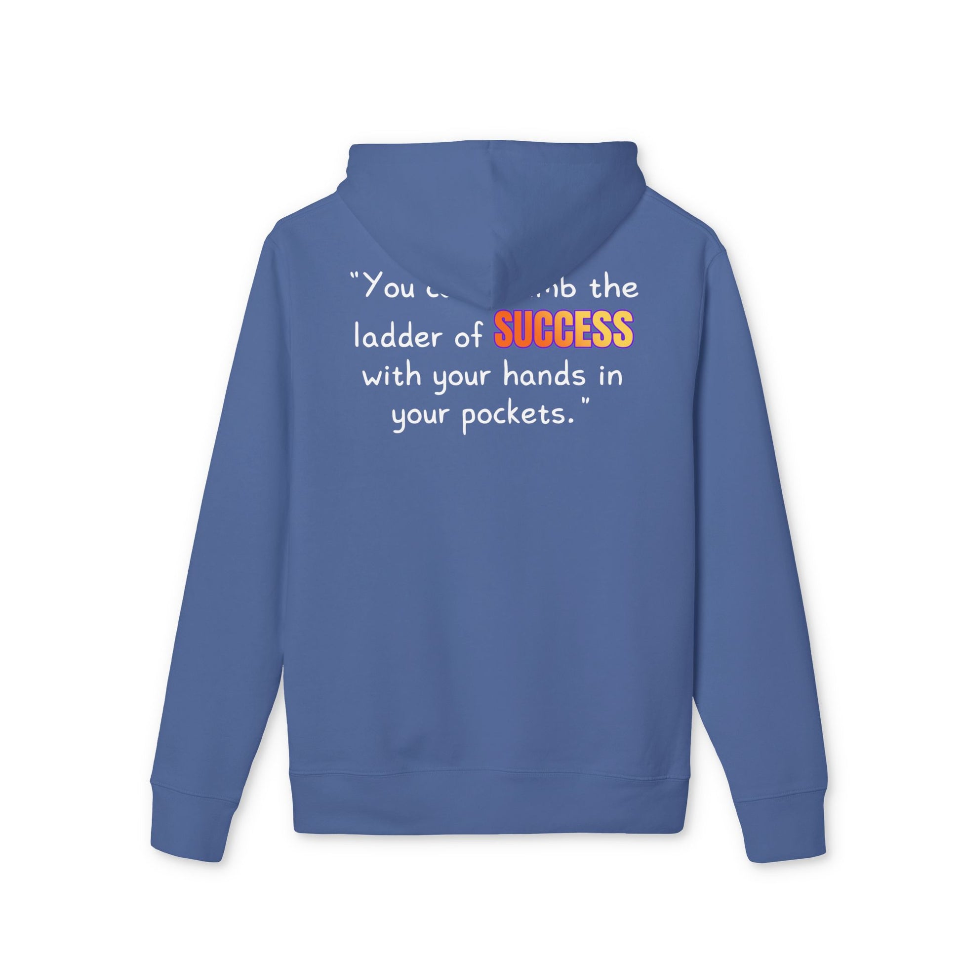 GOATI Unisex Premium Hoodie – 100% Organic Cotton, Heavyweight Fleece | “You Can’t Climb the Ladder of Success” Motivational Hoodie - GOATI