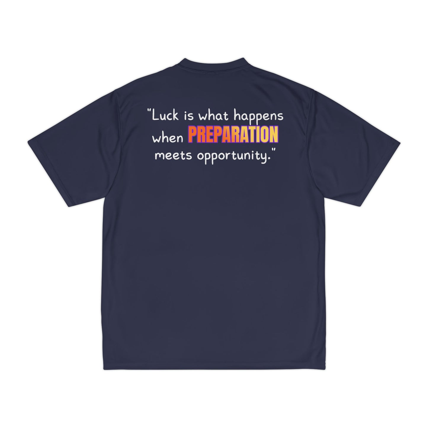 GOATI Men's Performance T-Shirt | Moisture-Wicking & Breathable Tee | "When Preparation Meets Opportunity"
