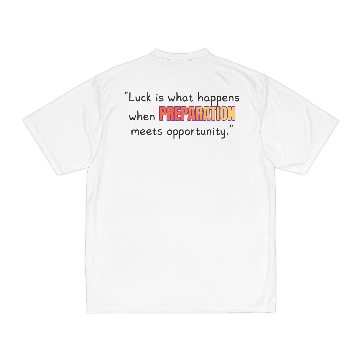 GOATI Men's Performance T-Shirt | Moisture-Wicking & Breathable Tee | "When Preparation Meets Opportunity"