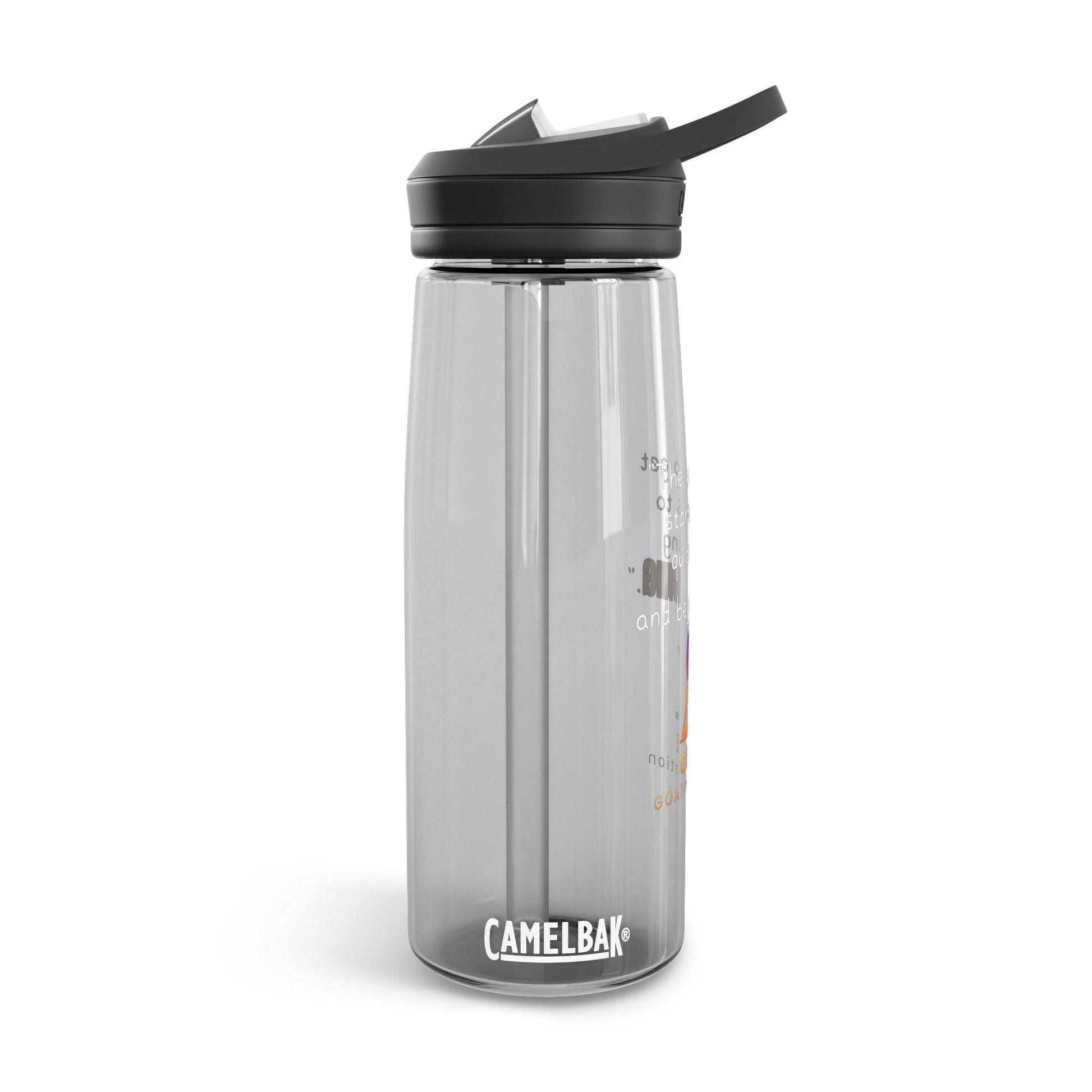 GOATI CamelBak Eddy® Water Bottle | “Quit Talking and Begin Doing”  Motivational 20oz/25oz Hydration Bottle - GOATI