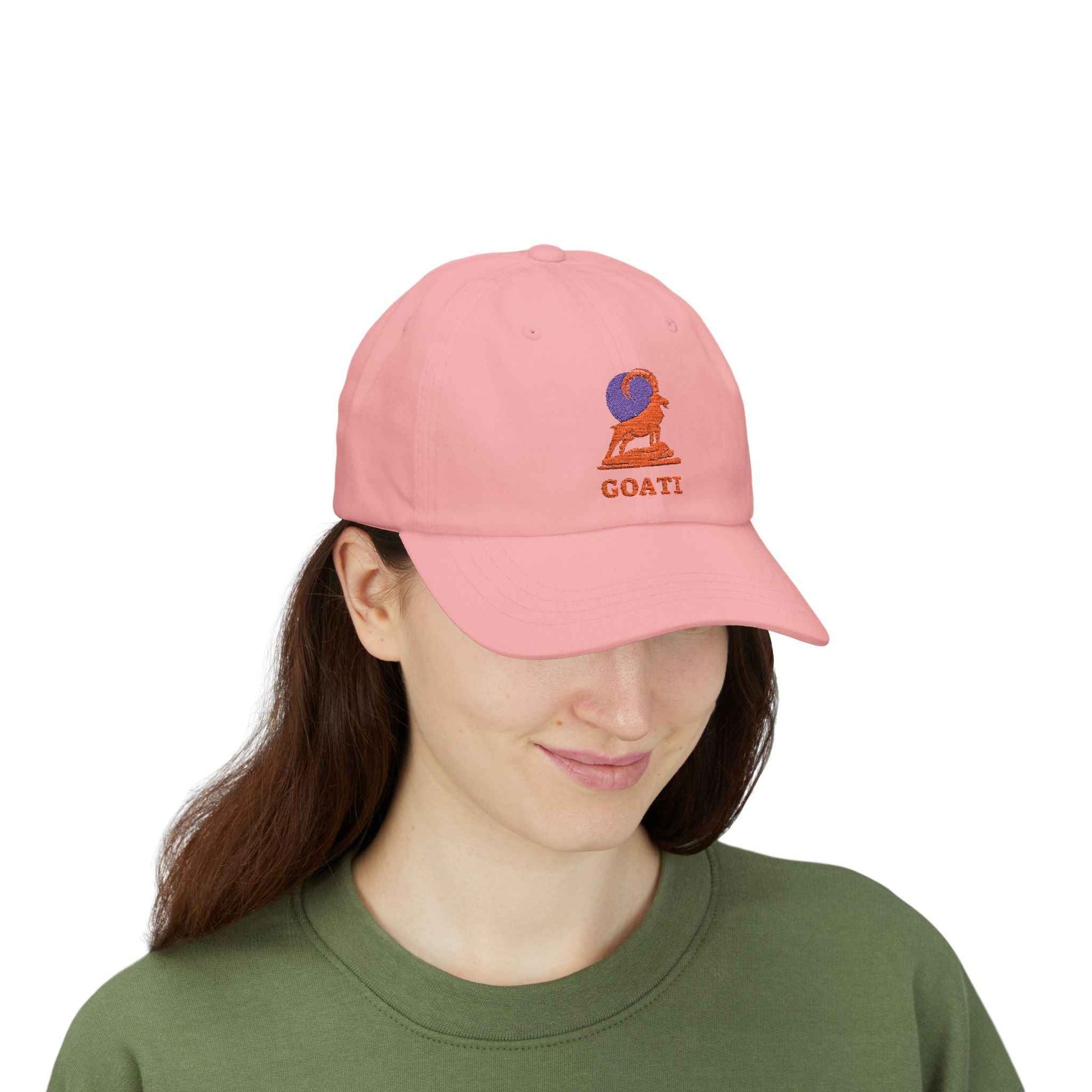 GOATI Vibrant Embroidered, Classic Adjustable Cap | Wear Your Confidence, Own Your Power