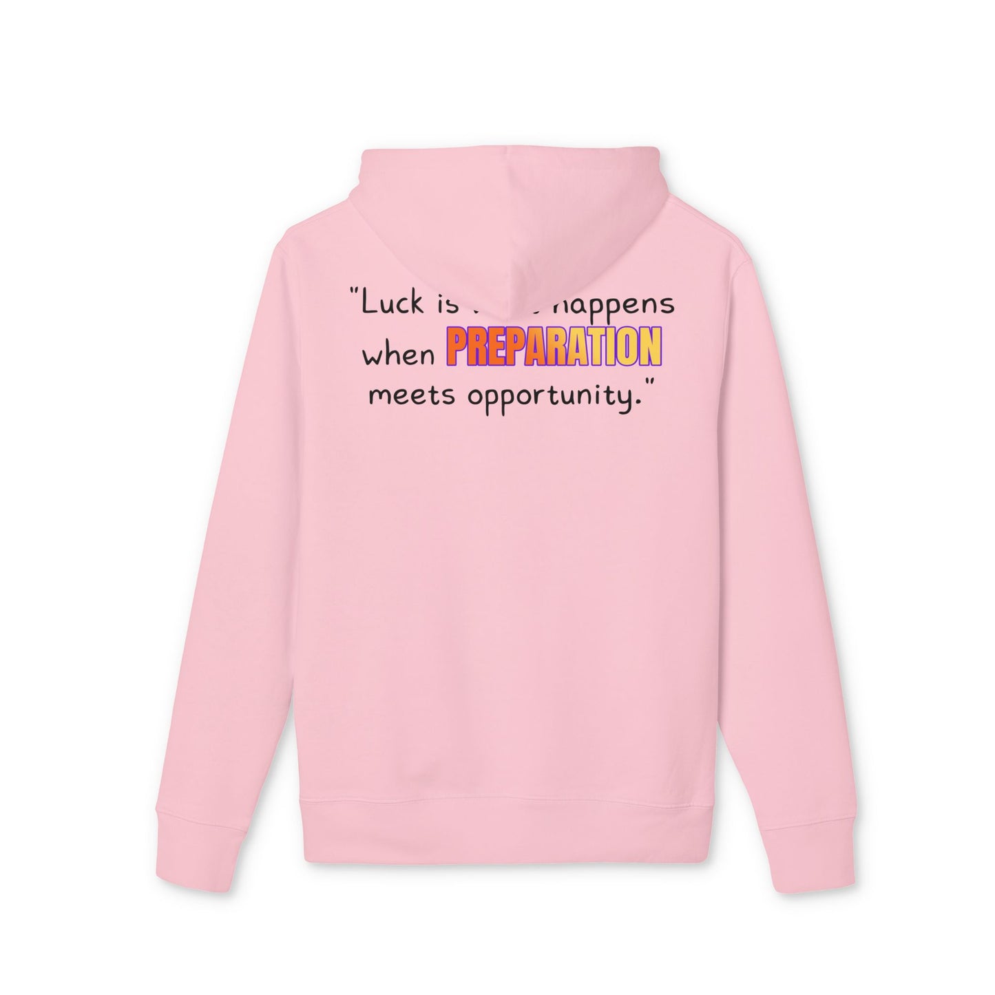 GOATI Unisex Premium Hoodie – 100% Organic Cotton, Heavyweight Fleece | “When Preparation Meets Opportunity” Motivational Hoodie - GOATI