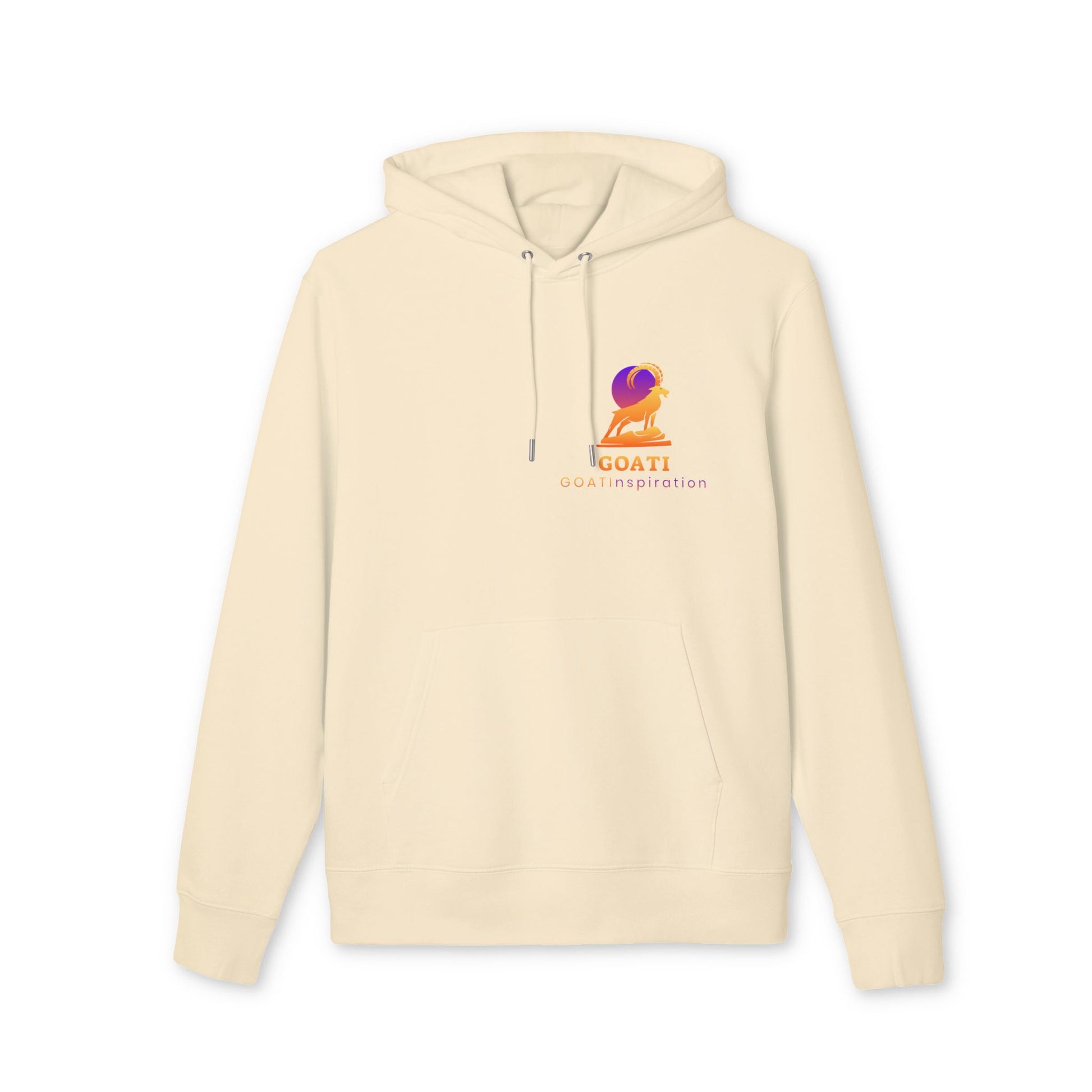 GOATI Unisex Premium Hoodie – 100% Organic Cotton, Heavyweight Fleece | “If You Quit Once, It Becomes a Habit. Never Quit!” Motivational Hoodie - GOATI
