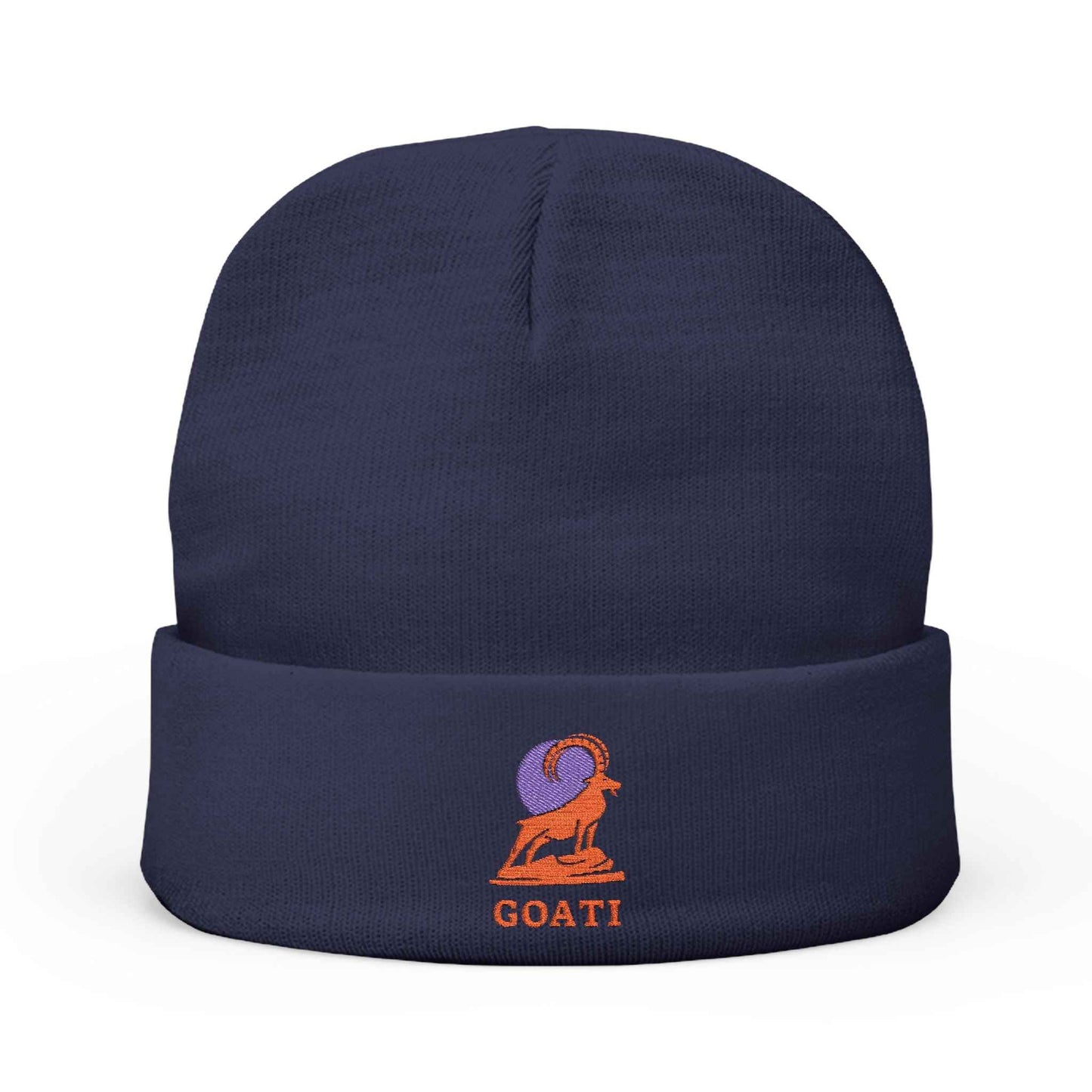 GOATI Logo Beanie Hat | Stay Warm, Stay Relentless | Soft, Warm Wool Knit Hat for Winter or Everyday Wear