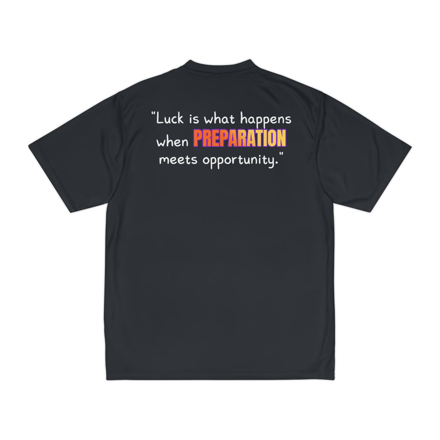 GOATI Men's Performance T-Shirt | Moisture-Wicking & Breathable Tee | "When Preparation Meets Opportunity"