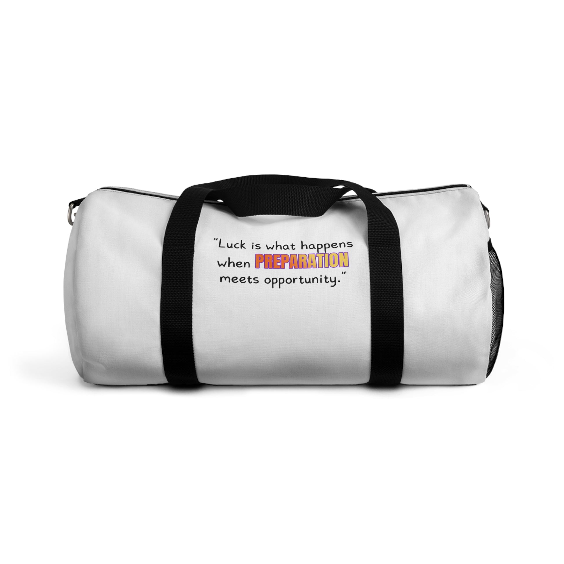 GOATI Motivational Duffel Bag | "When Preparation Meets Opportunity" | Durable Gym, Fitness & Travel Bag for Everyday Use - GOATI