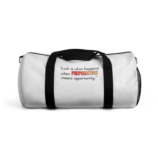 GOATI Motivational Duffel Bag | "When Preparation Meets Opportunity" | Durable Gym, Fitness & Travel Bag for Everyday Use - GOATI