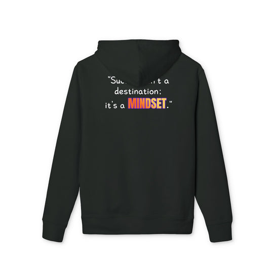 GOATI Unisex Premium Hoodie – 100% Organic Cotton, Heavyweight Fleece | “Success Isn’t a Destination; It’s a Mindset” Motivational Hoodie - GOATI