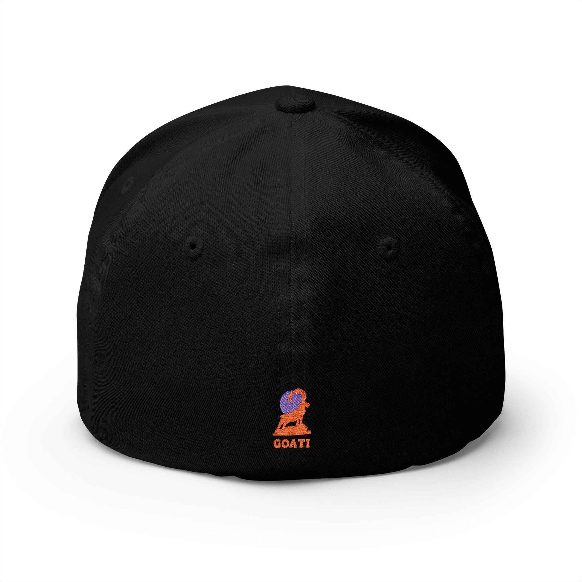 GOATI Vibrant Embroidered, Stretchable, Flex-Fitted Cap | Bold Style, Relentless Mindset