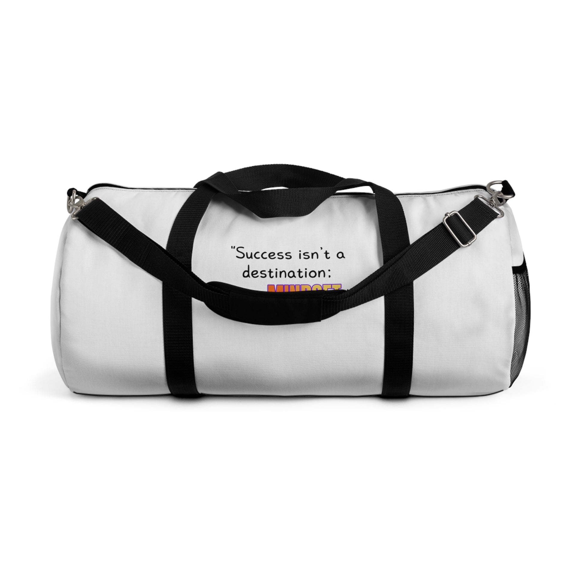 GOATI Motivational Duffel Bag | "Success Isn’t a Destination; It’s a Mindset" | Durable Gym, Fitness & Travel Bag for Everyday Use - GOATI