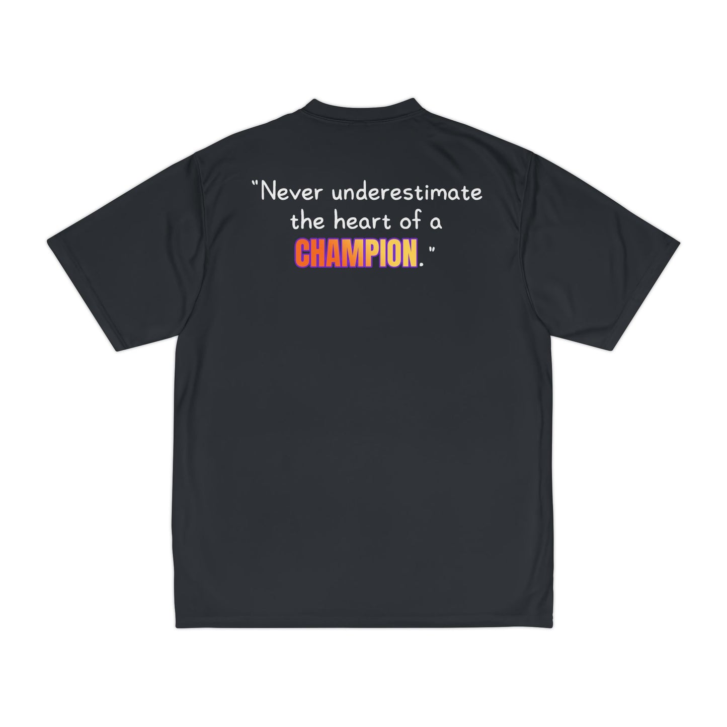 GOATI Men's Performance T-Shirt | Moisture-Wicking & Breathable Tee | "Heart of a Champion"