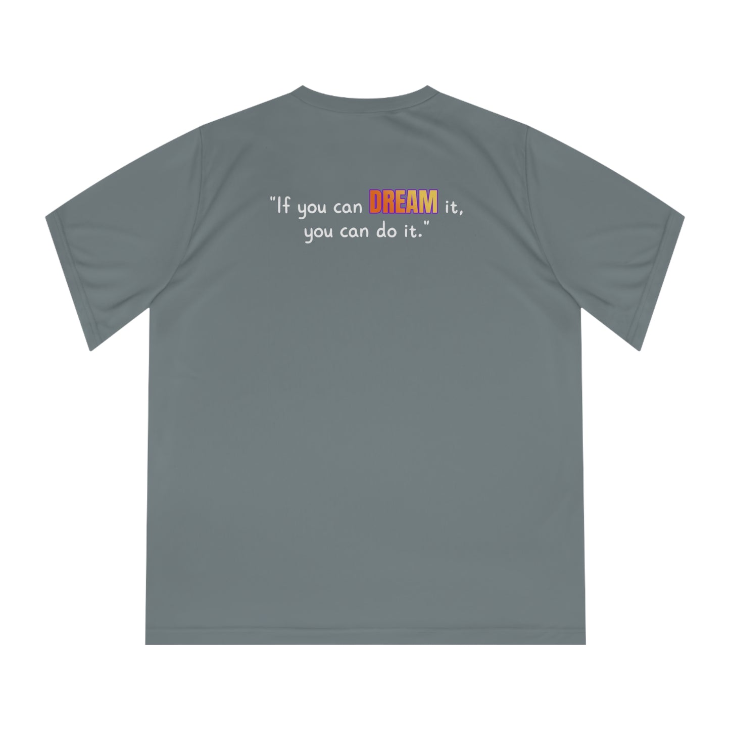 GOATI Women's Performance V-Neck T-Shirt | Moisture-Wicking & Breathable Tee | "If You Can Dream It, You Can Do It" - GOATI