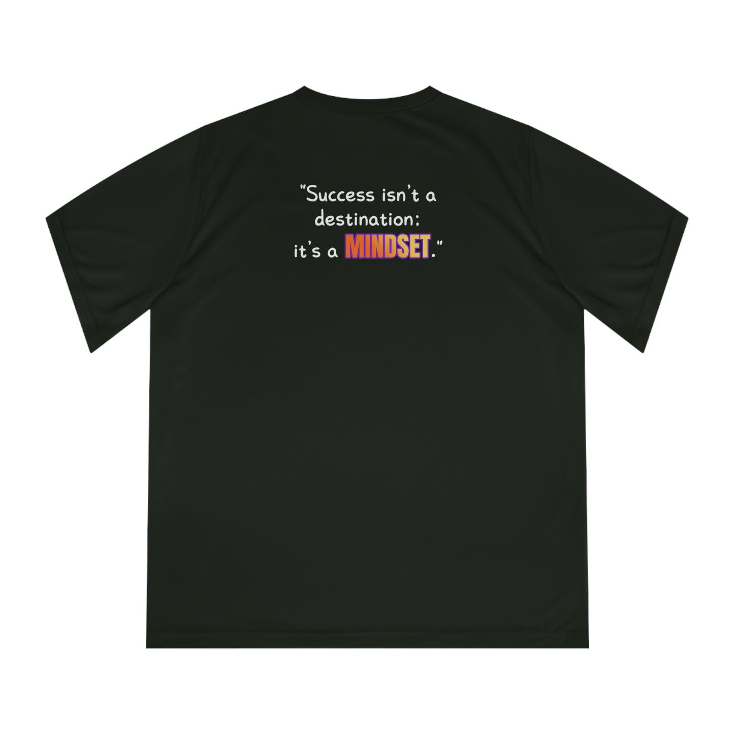 GOATI Women's Performance V-Neck T-Shirt | Moisture-Wicking & Breathable Tee | "Success Isn’t a Destination; It’s a Mindset" - GOATI