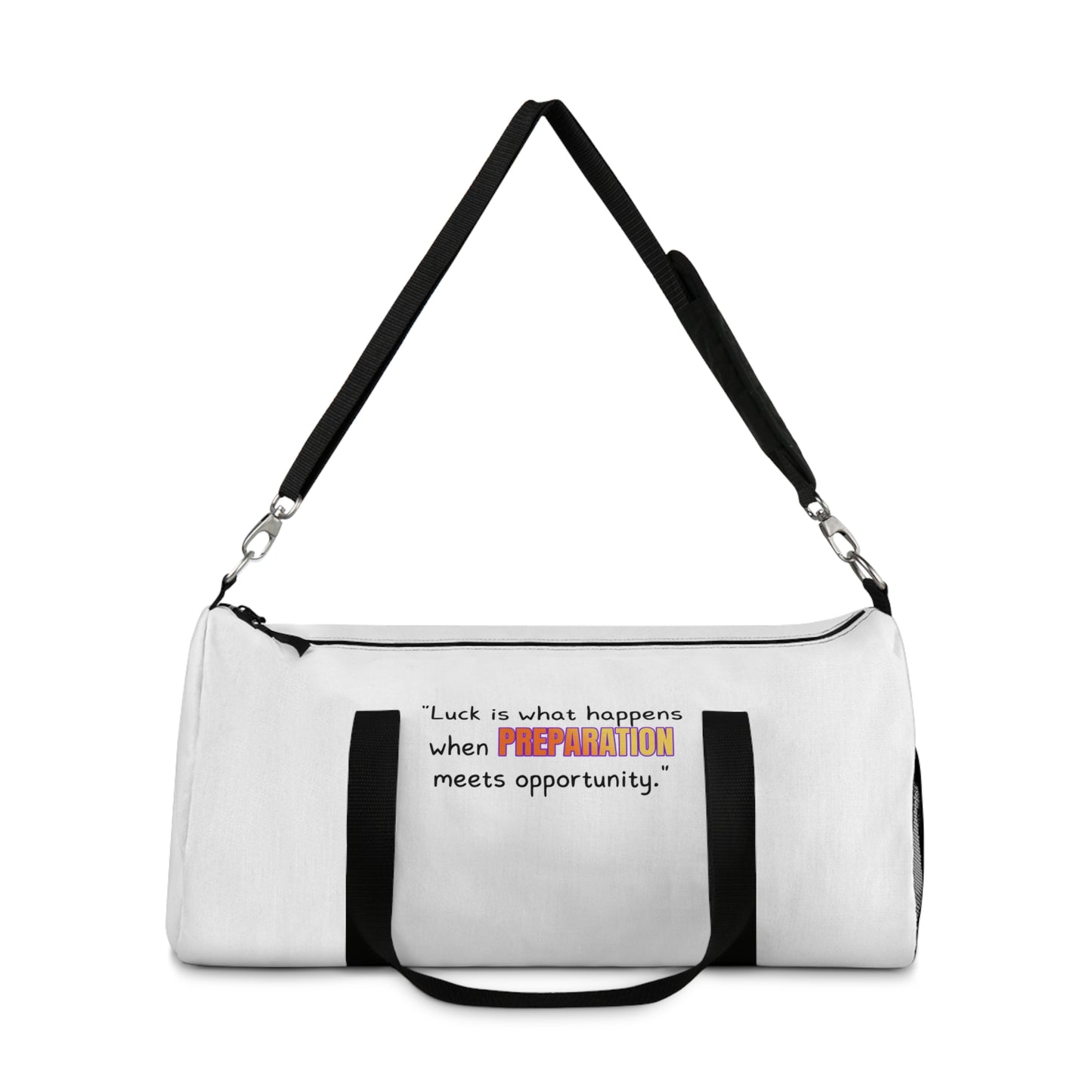 GOATI Motivational Duffel Bag | "When Preparation Meets Opportunity" | Durable Gym, Fitness & Travel Bag for Everyday Use - GOATI