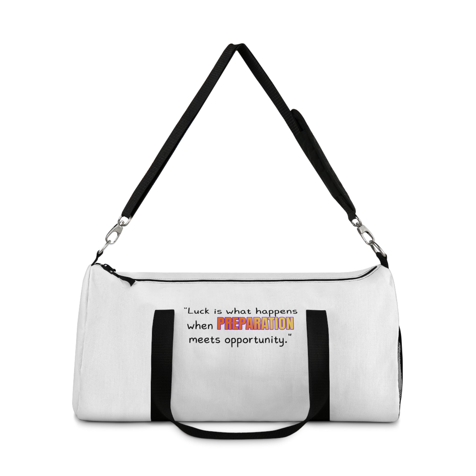 GOATI Motivational Duffel Bag | "When Preparation Meets Opportunity" | Durable Gym, Fitness & Travel Bag for Everyday Use - GOATI