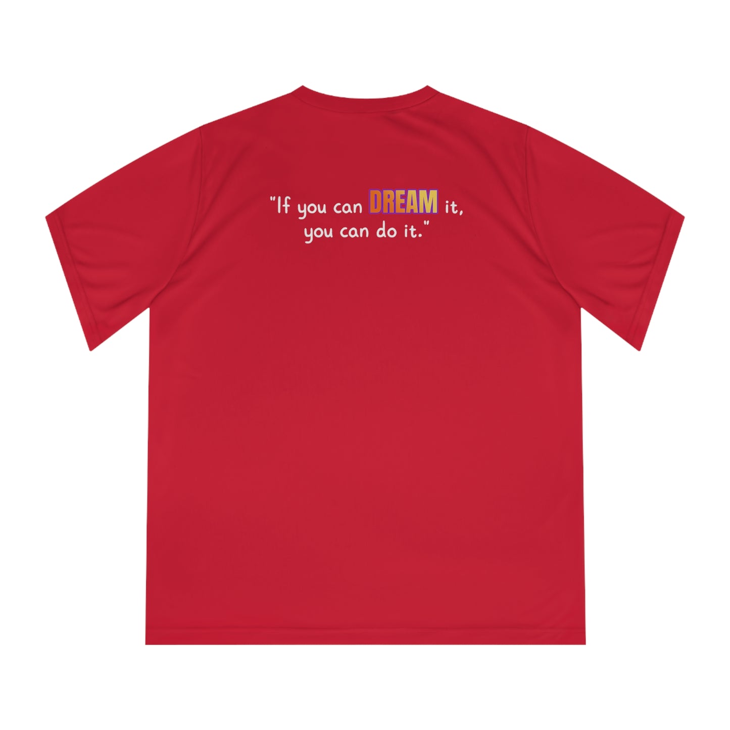 GOATI Women's Performance V-Neck T-Shirt | Moisture-Wicking & Breathable Tee | "If You Can Dream It, You Can Do It" - GOATI