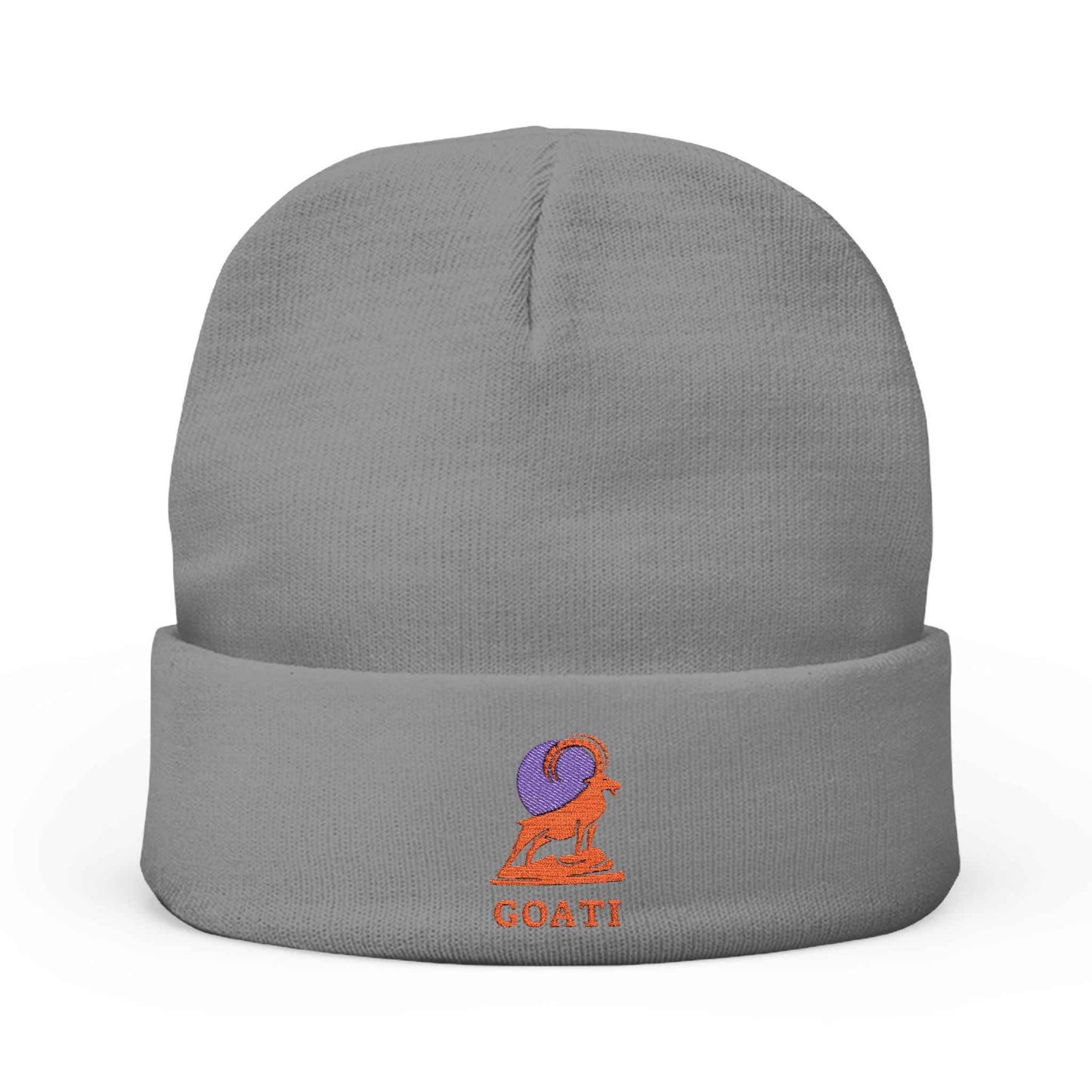 GOATI Logo Beanie Hat | Stay Warm, Stay Relentless | Soft, Warm Wool Knit Hat for Winter or Everyday Wear