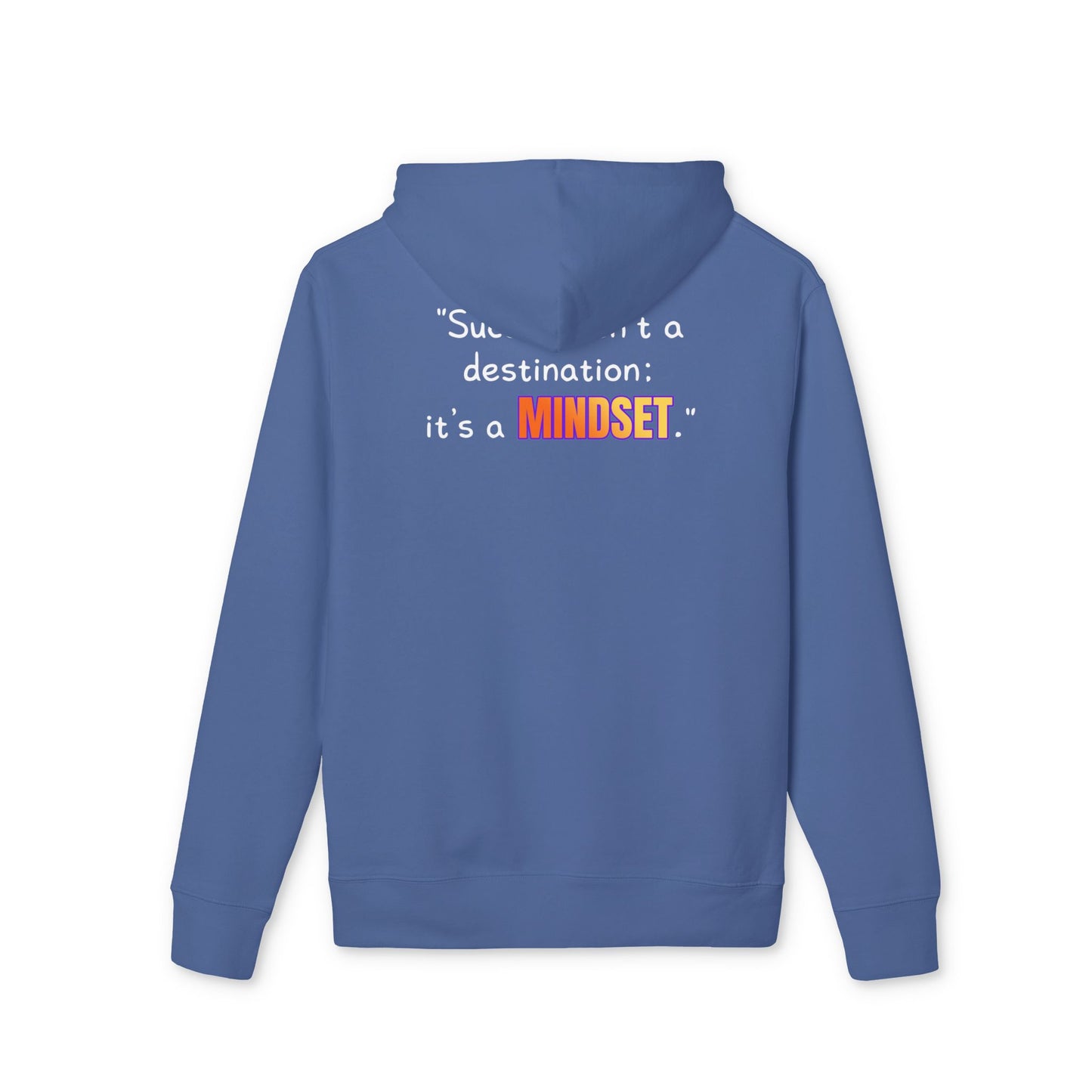 GOATI Unisex Premium Hoodie – 100% Organic Cotton, Heavyweight Fleece | “Success Isn’t a Destination; It’s a Mindset” Motivational Hoodie - GOATI