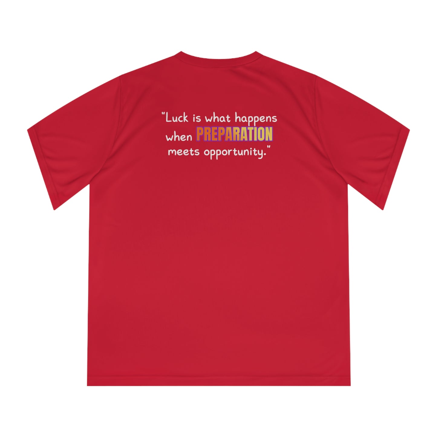 GOATI Women's Performance V-Neck T-Shirt | Moisture-Wicking & Breathable Tee | "When Preparation Meets Opportunity" - GOATI